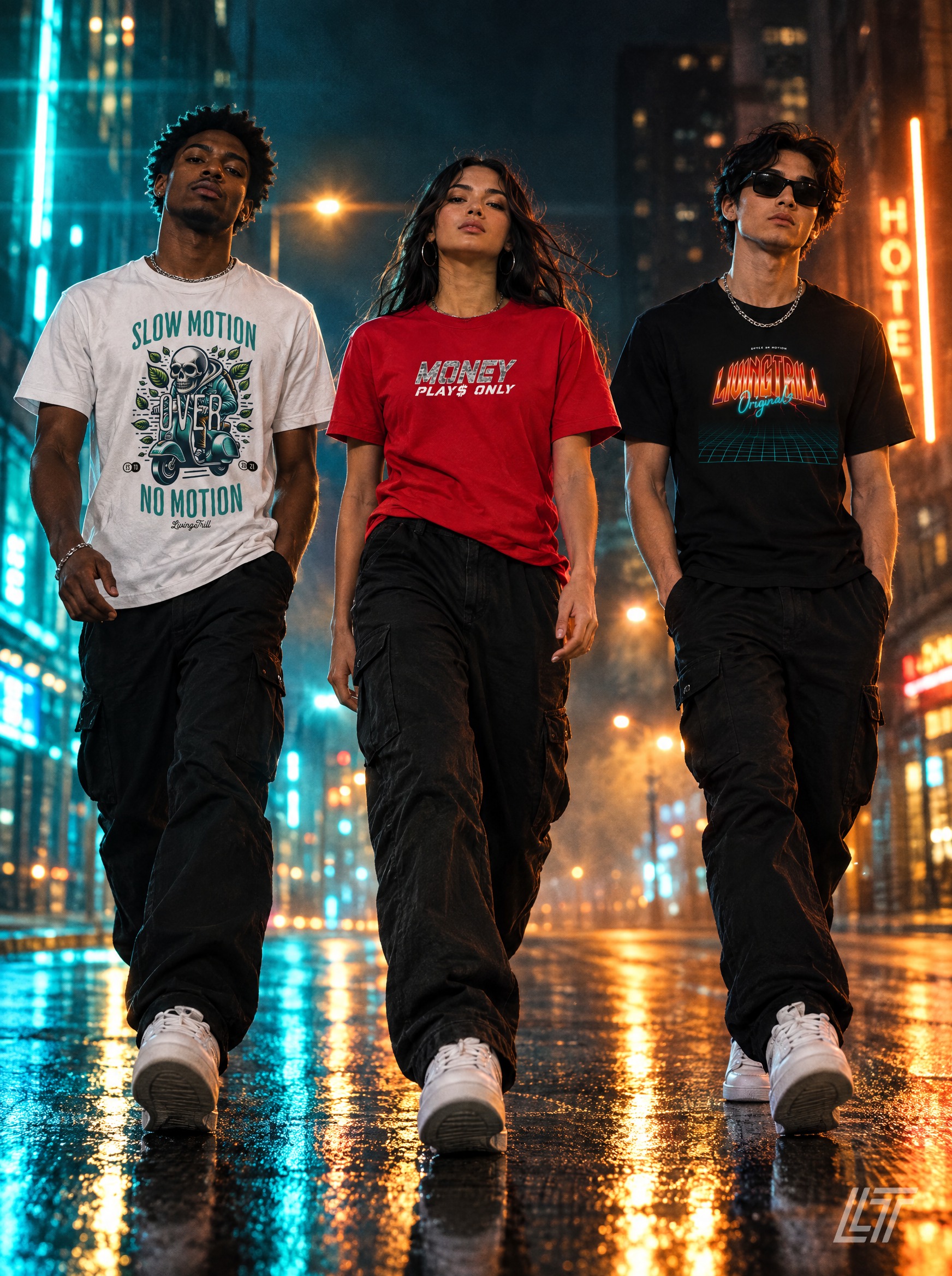 Living Trill shirts — cinematic lookbook