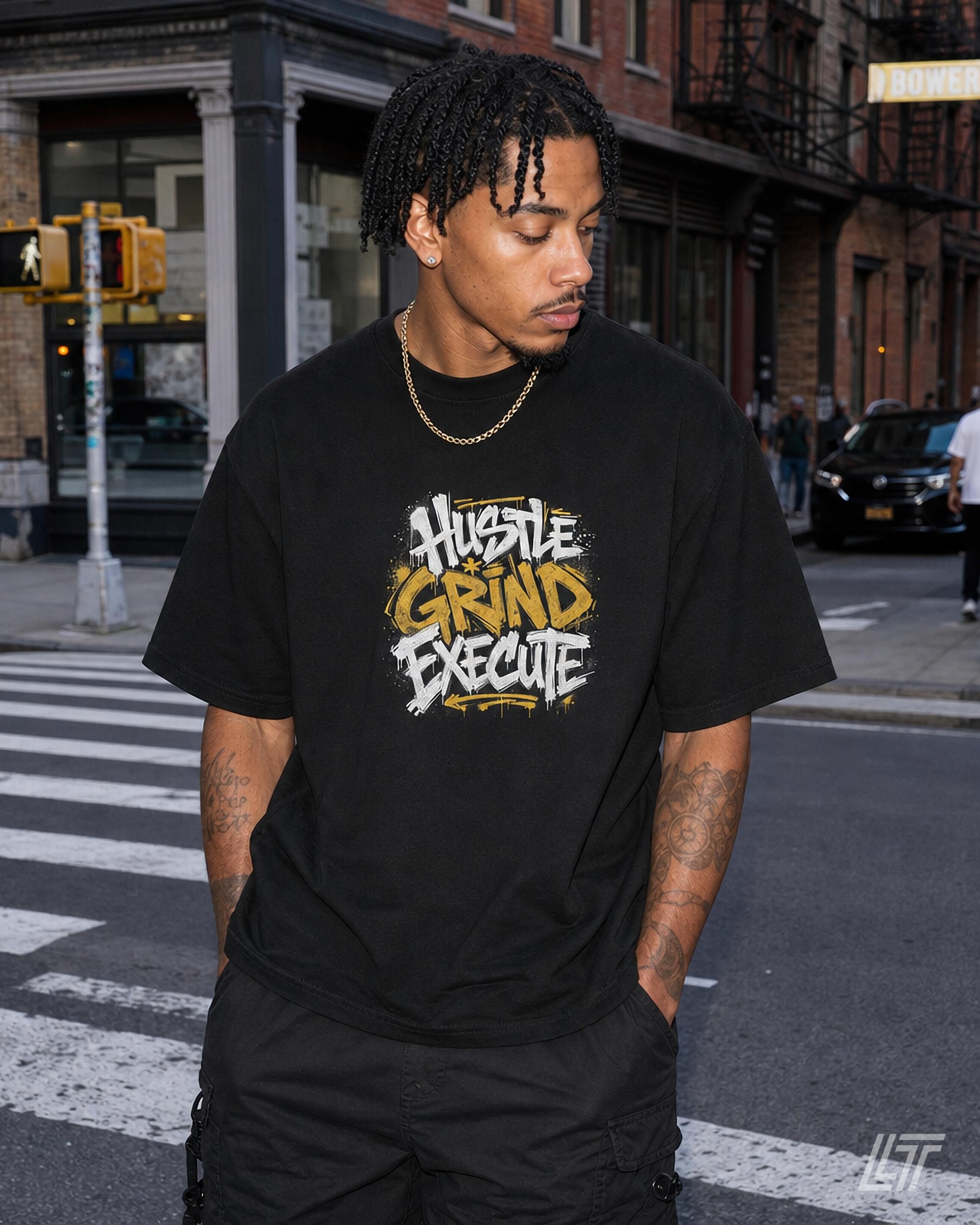 Hustle Grind Execute Tee