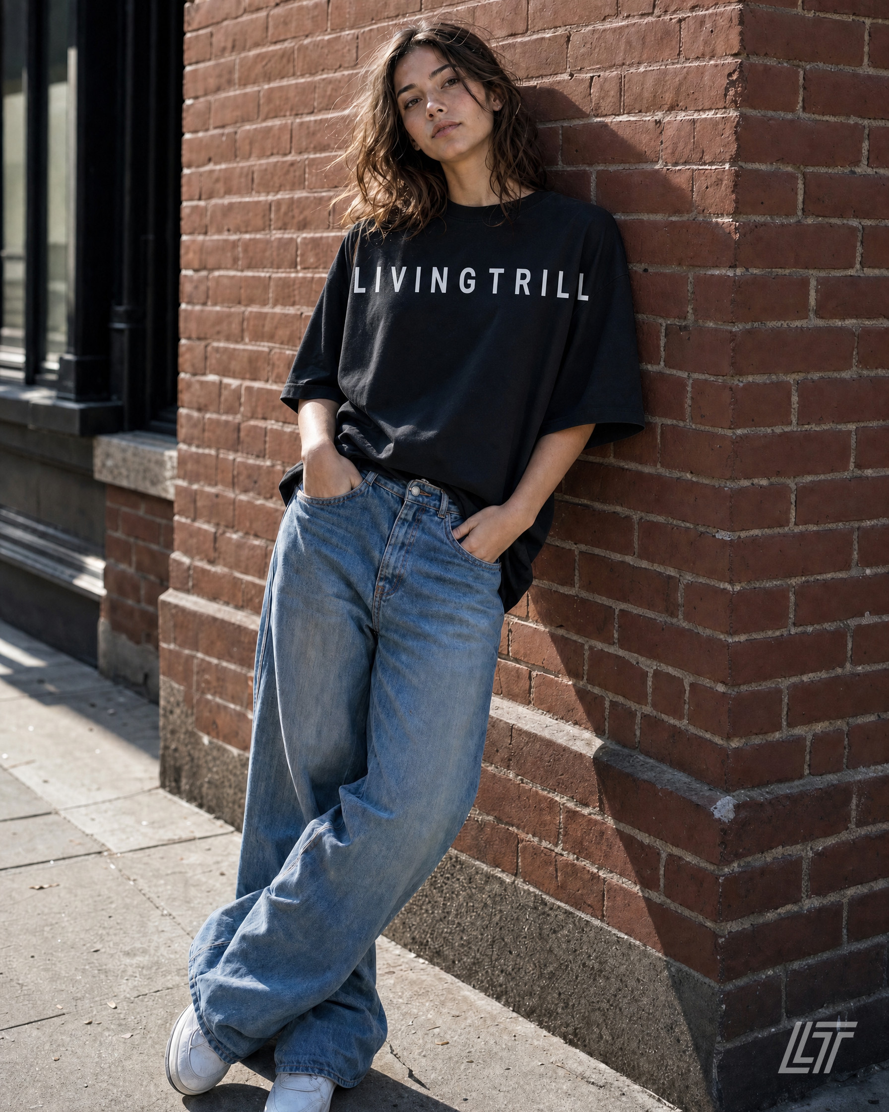 LIVINGTRILL Oversized Tee