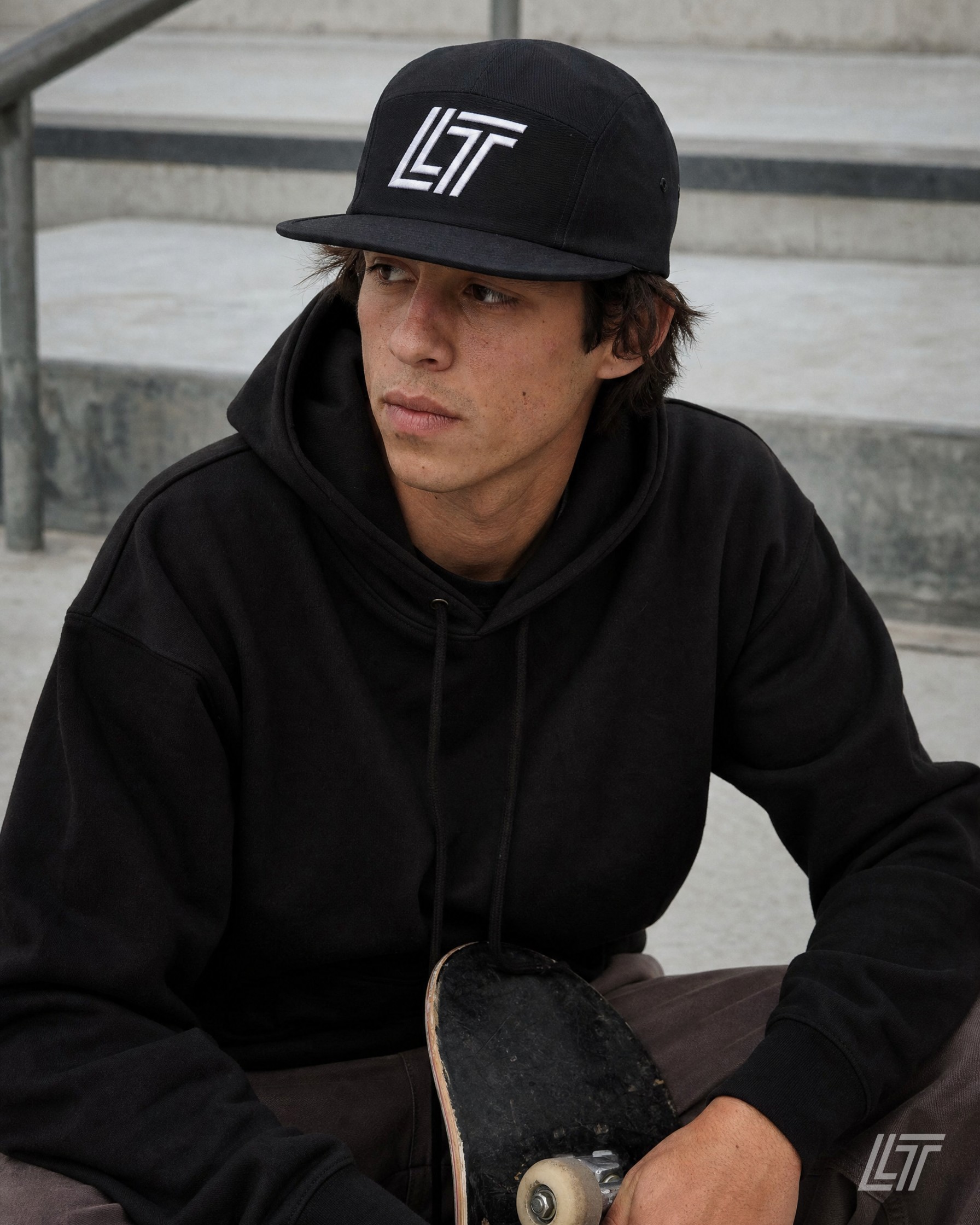 LT 5-Panel Cap — Living Trill lifestyle photo