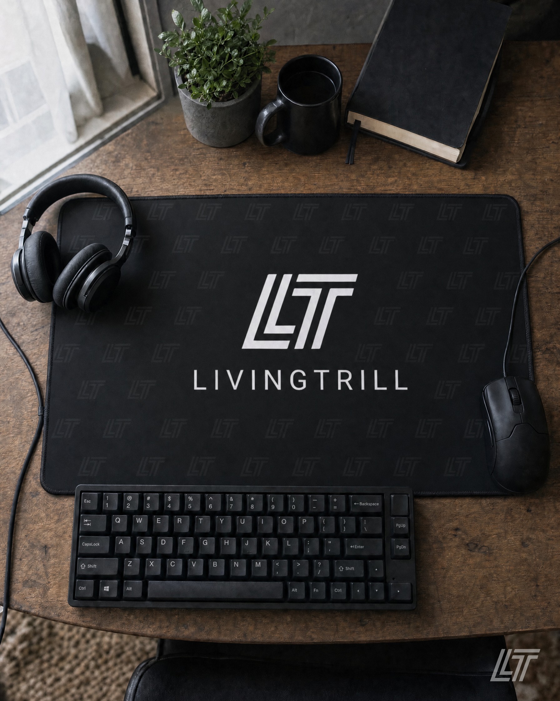 LT Desk Mat — Living Trill lifestyle photo