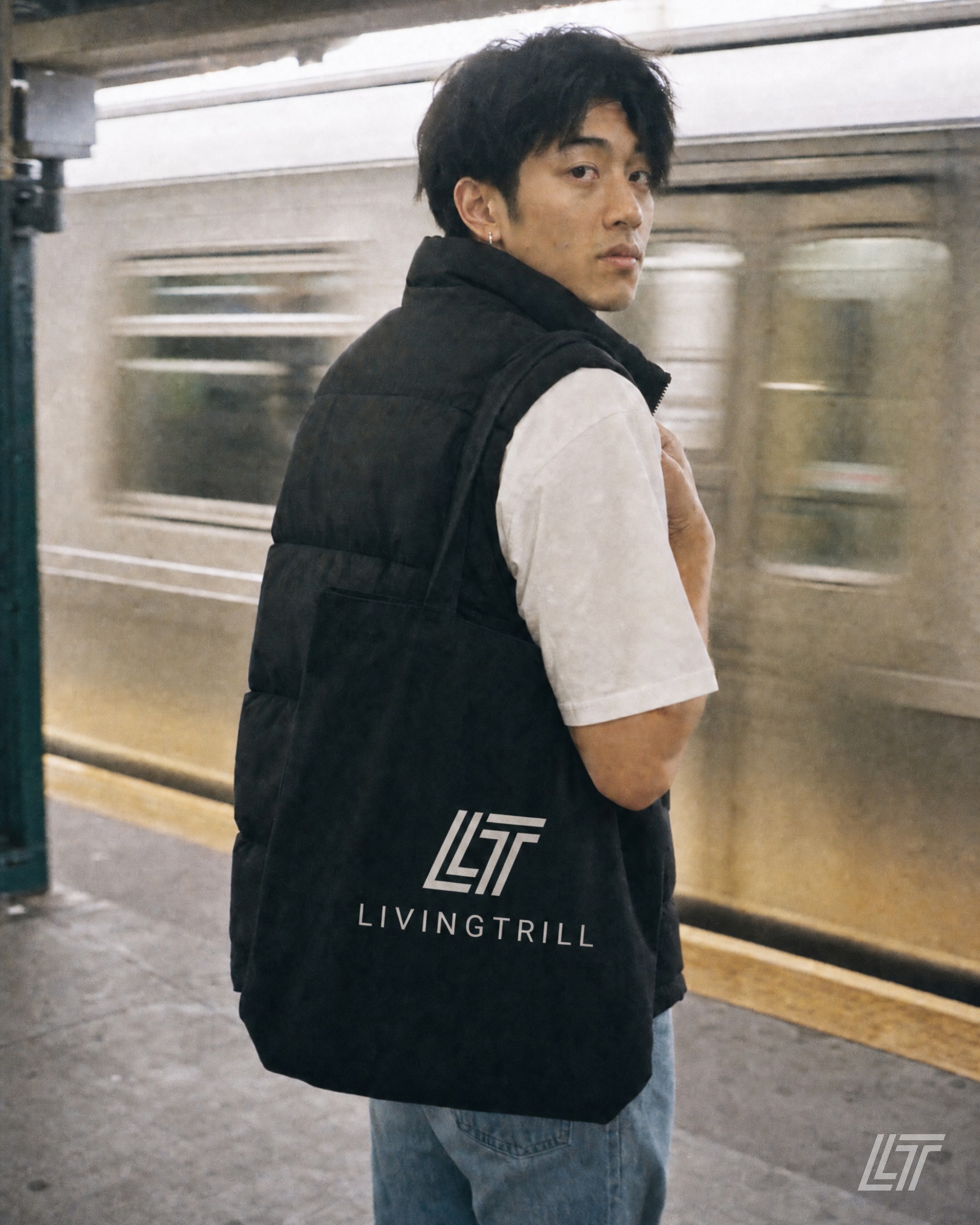LT Eco Tote Bag — Living Trill lifestyle photo