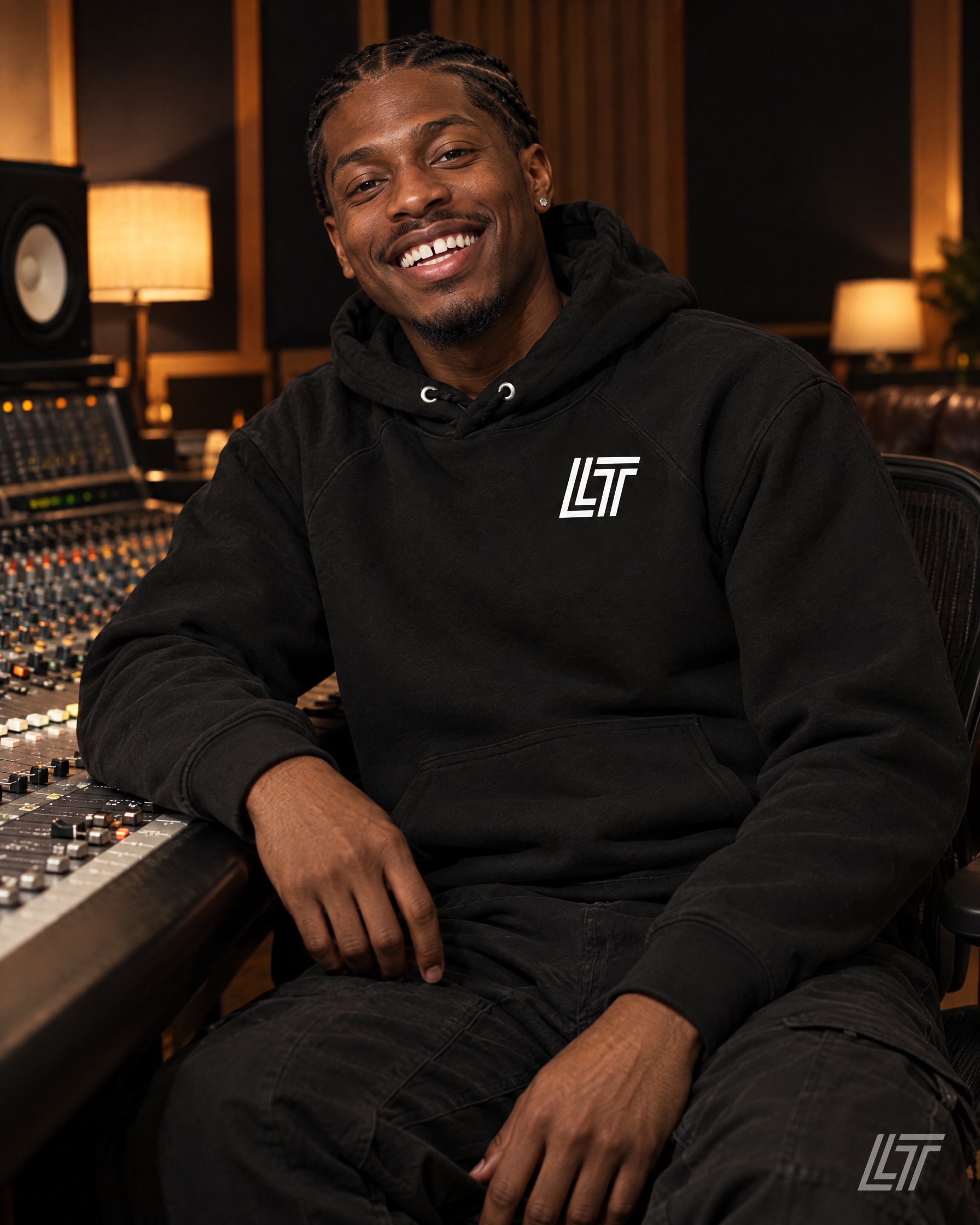LT Logo Unisex eco raglan hoodie