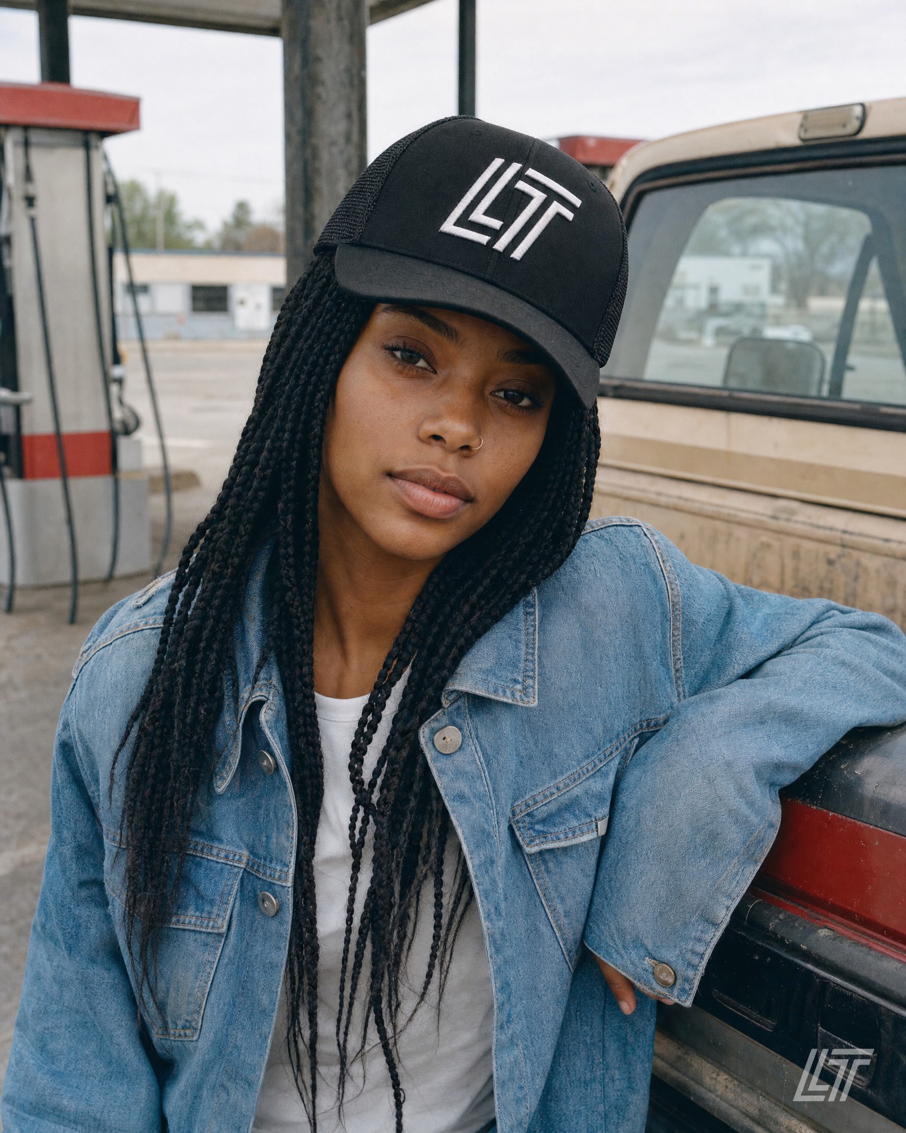LT Richardson Trucker Cap — Living Trill lifestyle photo
