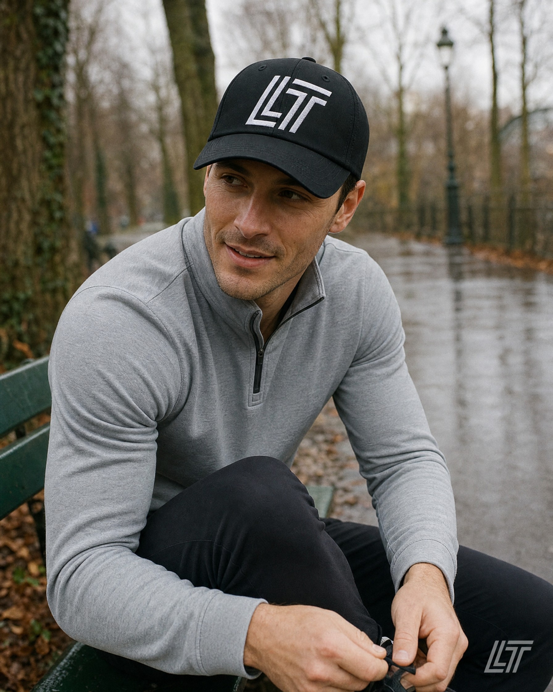LT Under Armour Dad Hat — Living Trill lifestyle photo