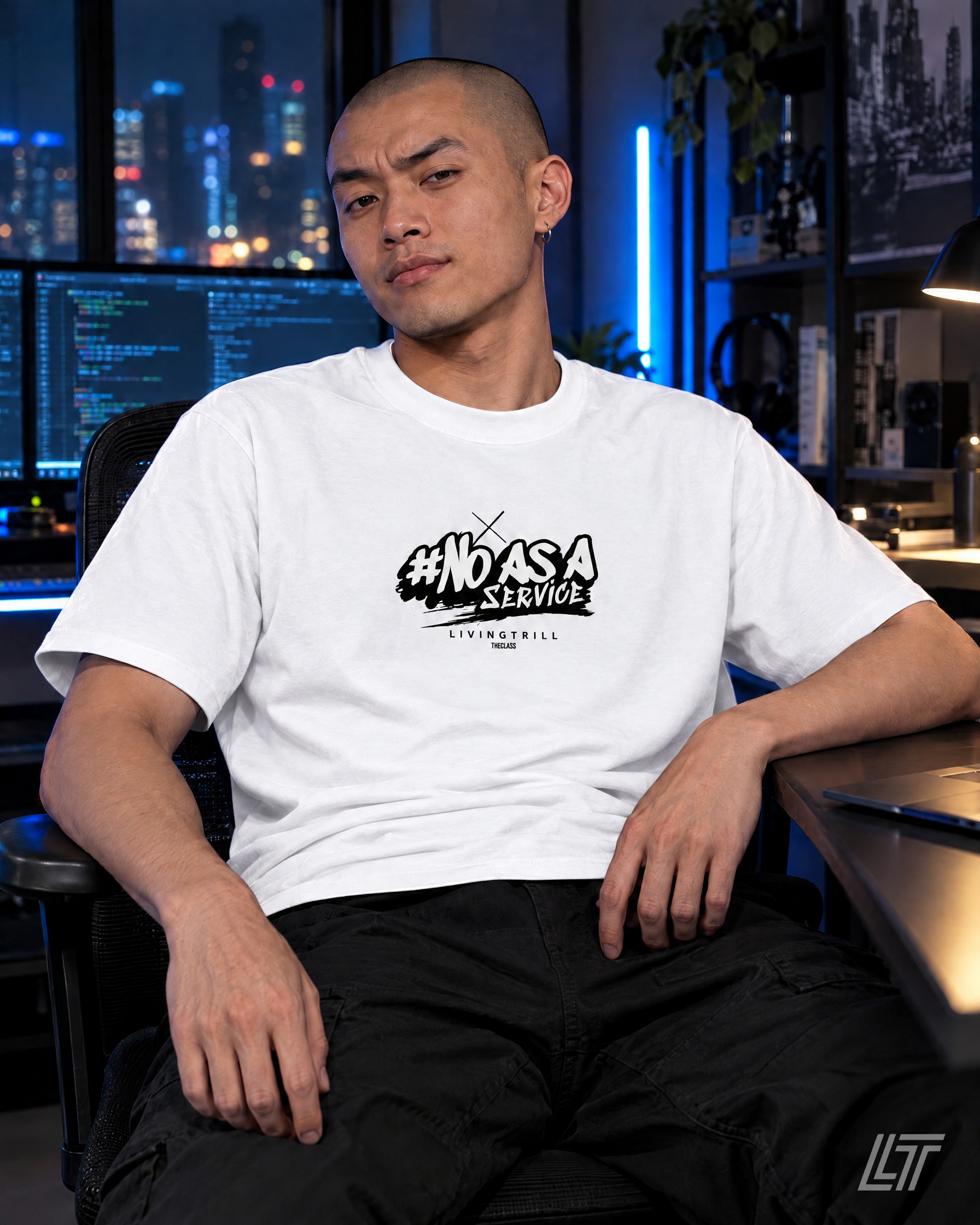No as a Service #Naas Men’s premium heavyweight tee