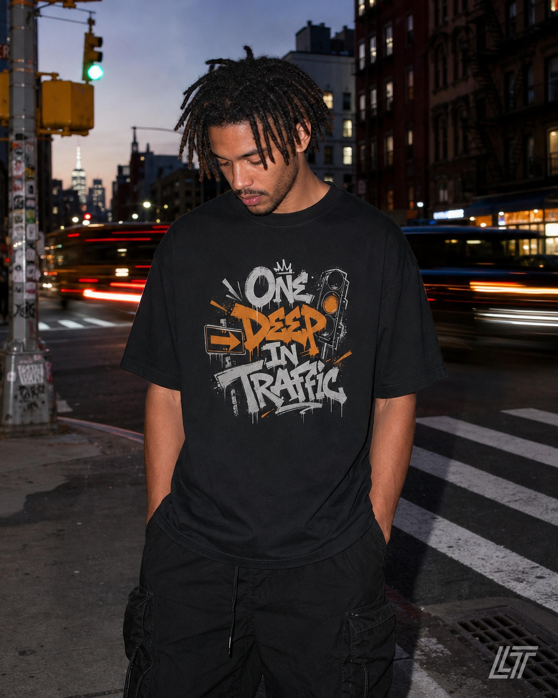 One Deep In Traffic Tee